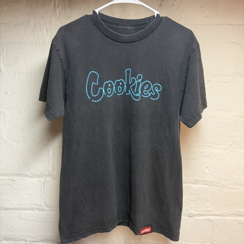 Cookies Black Logo Men's Cotton Jersey Short Sleeve Crew Neck Graphic T-Shirt